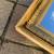 Antique  Gesso mirror w/ gold gilt A185 8 thumbnail