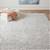 West Elm Cozy Plush Performance Shag Rug, White, 6'x9' 6 thumbnail