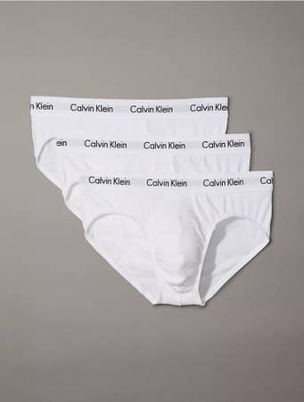 3 Brand New Calvin Klein Men White Underwear. 1