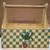HAND-PAINTED WOODEN UTENSIL CADDY WITH FLORAL COUNTRY DESISN 1 thumbnail