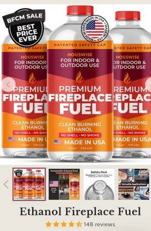 Bio Ethanol Fireplace Fuel 1