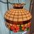 Vintage Large Tiffany Style Hanging Light Fixture. 13 thumbnail