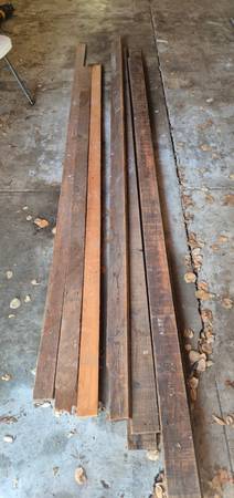 Never used Rough redwood 5@1×3×8'9", 6@ 1x4x10’ 1