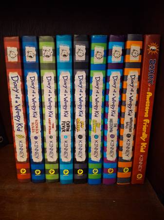 Diary of a Wimpy Kid hard cover books 1