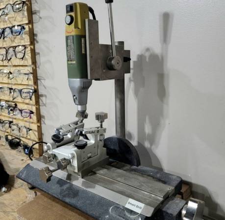 Smart drill, Optician/Optical Eyeglasses, drill mount glasses, table tools, opti 1