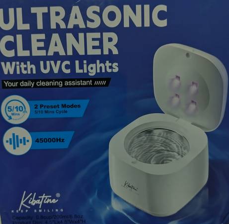 Kibatine ultrasonic jewelry / dental cleaner uvc sterilizer 1