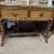 Vintage Rattan Desk with Two Drawers Console Table 1 thumbnail