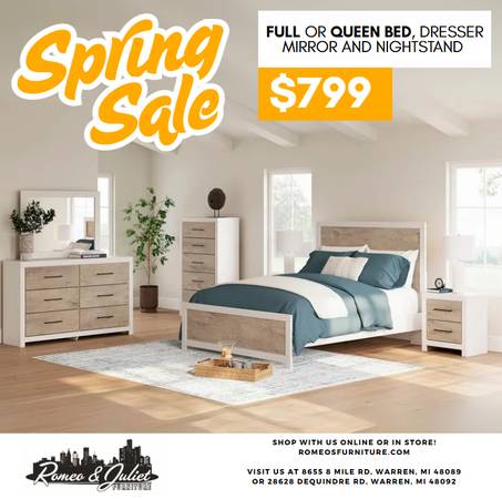 New Full or Queen Size Bedroom Set 1