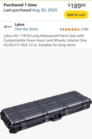 LYKUS Hard case hardcase for travel and safety 1