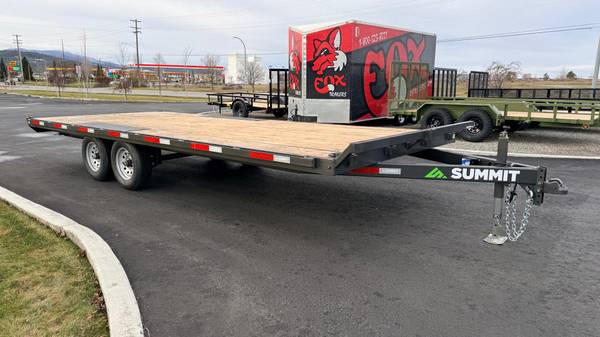 2026 Summit CD08520TA3 - Deckover Trailer with pull out ramps 1