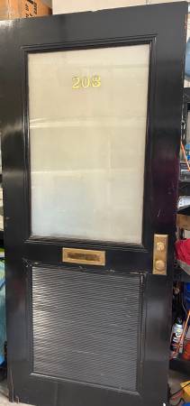 Wooden/Glass Door 1