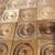 15X SOLID OAK CORNER ROSETTES E642COAK 2-1/2" X 2-1/2" X 1/2" 3 thumbnail