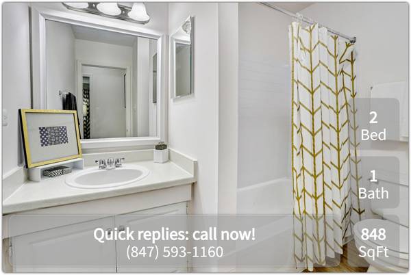 $1,880 / 2br - 848ft2 - Fantastic neighborhood! Great 2 bed, 1 bath, 848 Sq Ft! (Arlington Heights)63918532295042121
