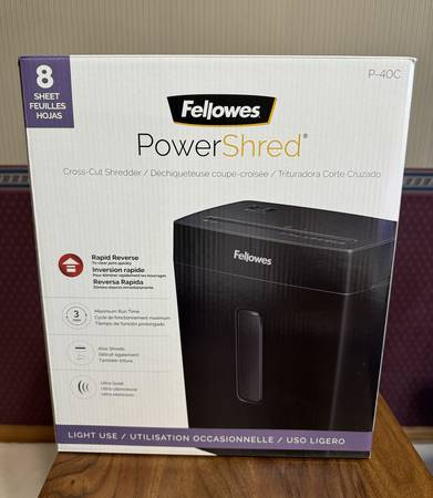 Fellowes Paper Shredder 1