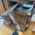 Damascus treadle sewing machine with 6-drawer oak cabinet/table 6 thumbnail
