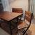 Dining table with 4 chairs and double bench. Seats 6. 2 thumbnail