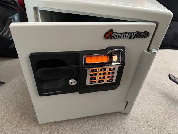 SentrySafe 1.2 cubic ft biometric and digital safe 1