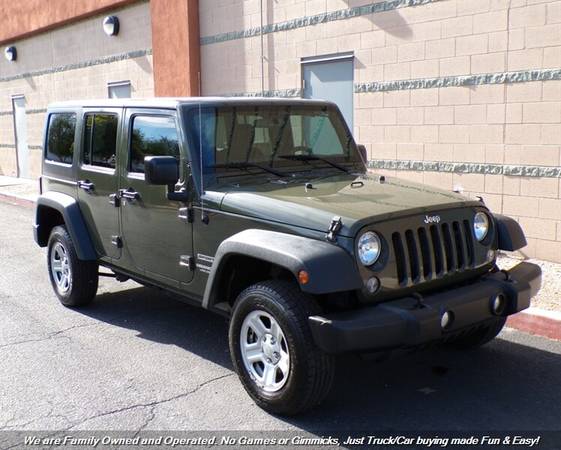 2015 Jeep Wrangler Unlimited Sport One Owner  1