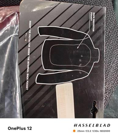 Alpinestars  Bionic AirBack Motorcycle insert for the Back 1