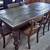 Restoration Hardware 19th C oak baluster rectangular dining table 3 thumbnail
