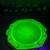 Three Pieces of Uranium Glass - Plate - Pitcher  - Tray 2 thumbnail