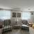 Stripped Wingback Chairs with matching Ottoman 2 thumbnail