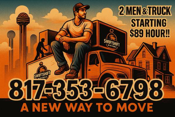 🏆 Top-Rated Movers $89/HR – 2 Pros & Truck | Fast, Affordable & Same-Day Se 1