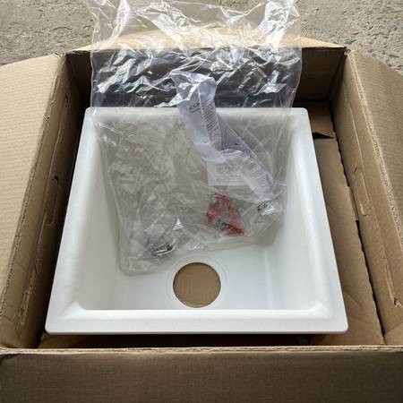 Elkay Quartz Classic  White Single Bowl Dual Mount Bar Sink 1