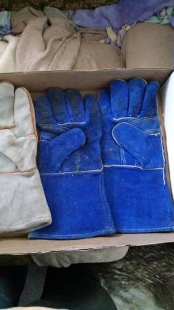 Leather welding gloves 1