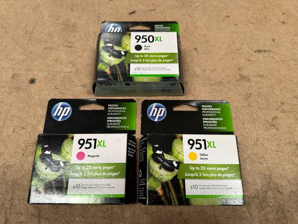 HP 950 & 951 Printer Ink 1