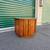 Vintage 1960s Mid Century Lane Walnut Hexagonal Side Table & Cabinet 5 thumbnail