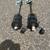 2 patio life Wrought iron torch's & Two 1gallon bottles towards fuel 3 thumbnail