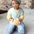 Vintage AUSTIN Indoor/Outdoor Sculpture SHORTSTOP Boy w/Baseball Glove 1 thumbnail