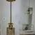 2 Pack Brushed Gold Pendant Light Kitchen Island, Globe Pendant Light 1 thumbnail