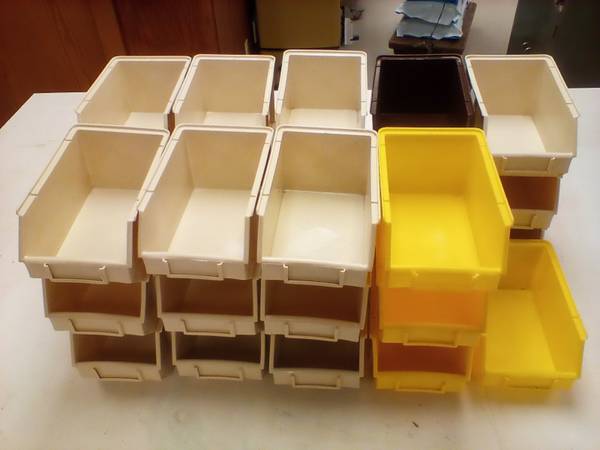 Plastic parts bins 1