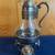 Beautiful Vintage Silver Plated Glass Coffee or Tea Carafe Pot with Warmer Stand 1 thumbnail