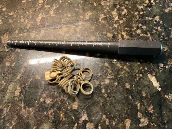 TWO DIFFERENT TYPES OF RING SIZERS…price in pesos 1