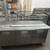 72 3/8" Dual-Sided Mega Top 3 Door Sandwich Prep Table w/Rack 1 thumbnail
