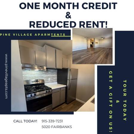 📢 HUGE SAVINGS! GET 1 MONTH FREE & REDUCED RENT! 1