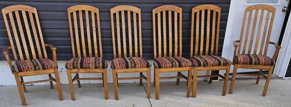 Set of 6 dining chairs 1