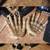 VINTAGE GRIM REAPER SKELETON IN CLOAK 6’ LIGHT UP HALLOWEEN PROP 2 thumbnail