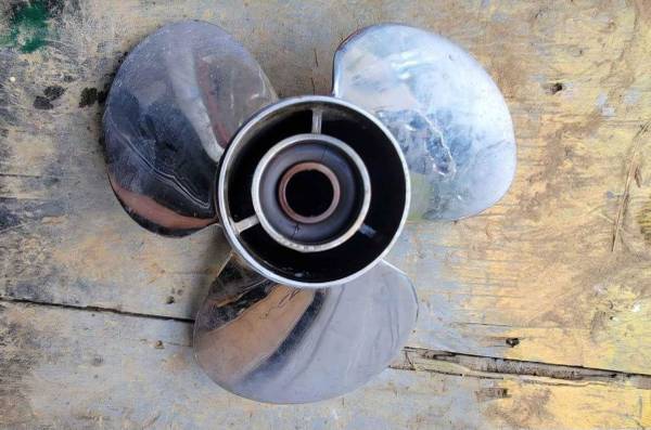 Stainless steel prop for Johnson or Evinrude - $200 (Raymond)63470659286657122