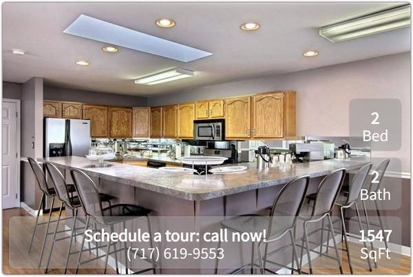 Location matters! Discover 2 bed/2 bath in York's core. 1