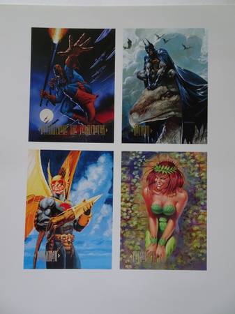 SKYBOX MASTER SERIES DC COMICS PROMO SHEETS 1994 1