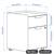 IKEA TROTTEN Drawer Unit: 2 drawers, casters, white, file cabinet 14 thumbnail