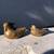 Vintage Brass Duck Mother & Child Bird Figurines Paperweight Partridge 4 thumbnail