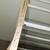 Old Clothes Airer Folding Wood with painted white rails - Paint flakin 7 thumbnail