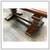 French Style Farmhouse Trestle Dining Table With Extension Leafs 9 thumbnail