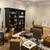Bassett Solid Wood Double Bookcase / Wall Unit Library Shelving - Dark Finish 8 thumbnail