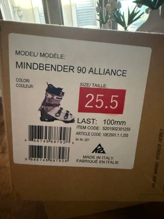 ski boots size 25.5 1